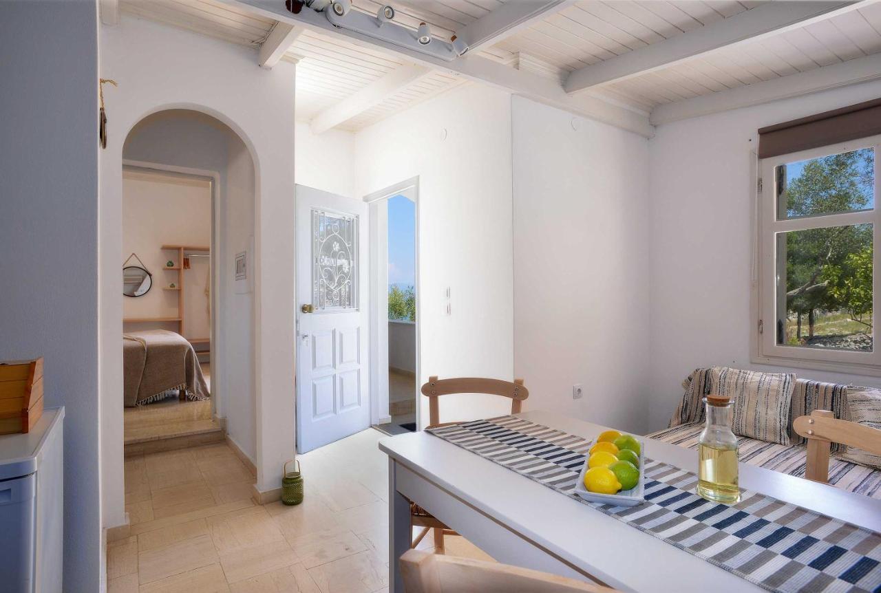 New! Paxoswhite Sea View Apartments & Studios! Gaios Ngoại thất bức ảnh